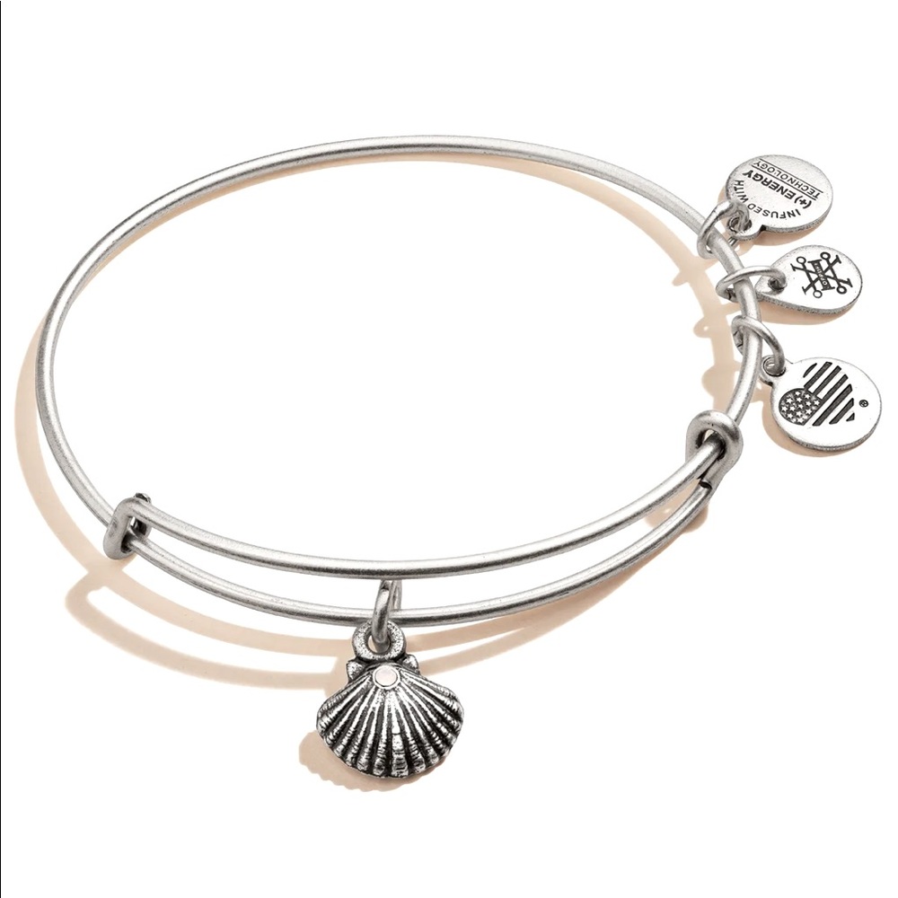 Alex + Ani Clamshell Bangle Bracelet